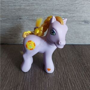 My Little Pony “Daisy Jo” G3 Purple with Yellow Hair Flower Cutie Mark 2002